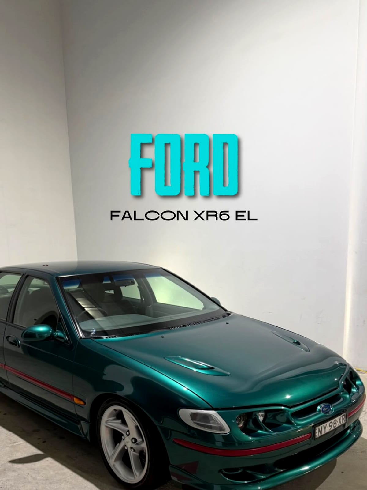 Green Ford Falcon EL XR6 detailed by TSM Detailing
